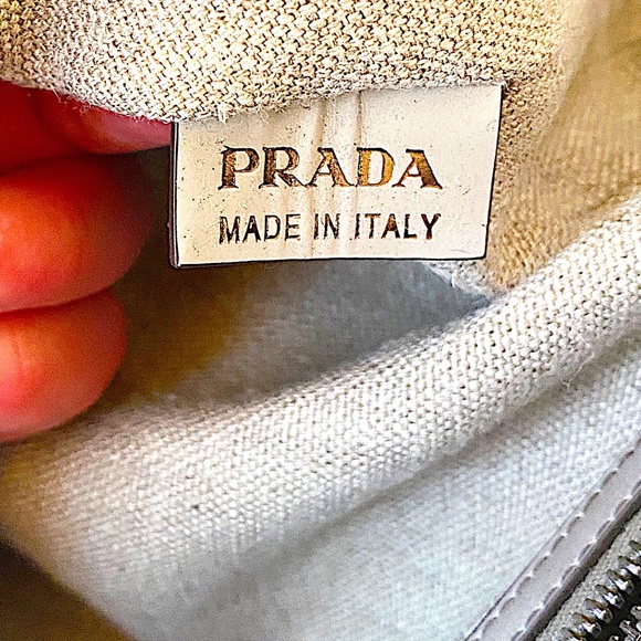 Authentic Prada PVC Transparent & Canvas Handbag - Picture 11 of 12
